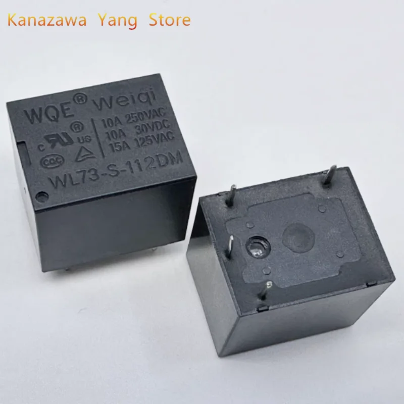 5 шт. 4-контактное реле WL73-S-105DM WL73-S-112DM 5 В 12 В 10 А 250 В переменного тока 30 В постоянного тока 15 А 125 В переменного тока