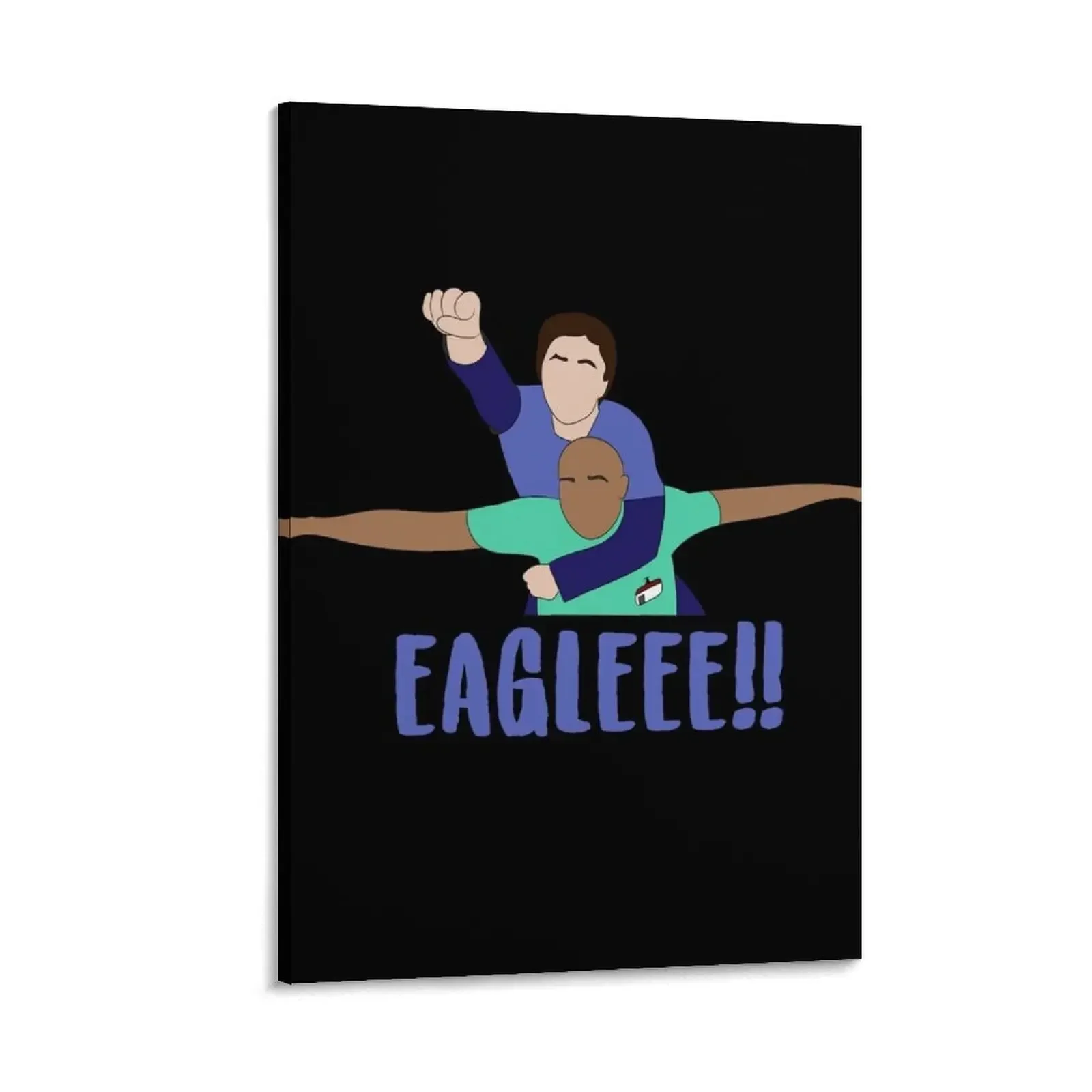 

Scrubs JD And Turk Eagle Funny Quote Canvas Painting art Decoration for home anime decoration room decoration