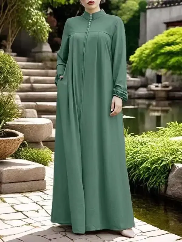 

Hui Women's Clothing For Worship, Dubai Arabian Robe, Loose Oversized Cardigan Dress, Muslim Clothing