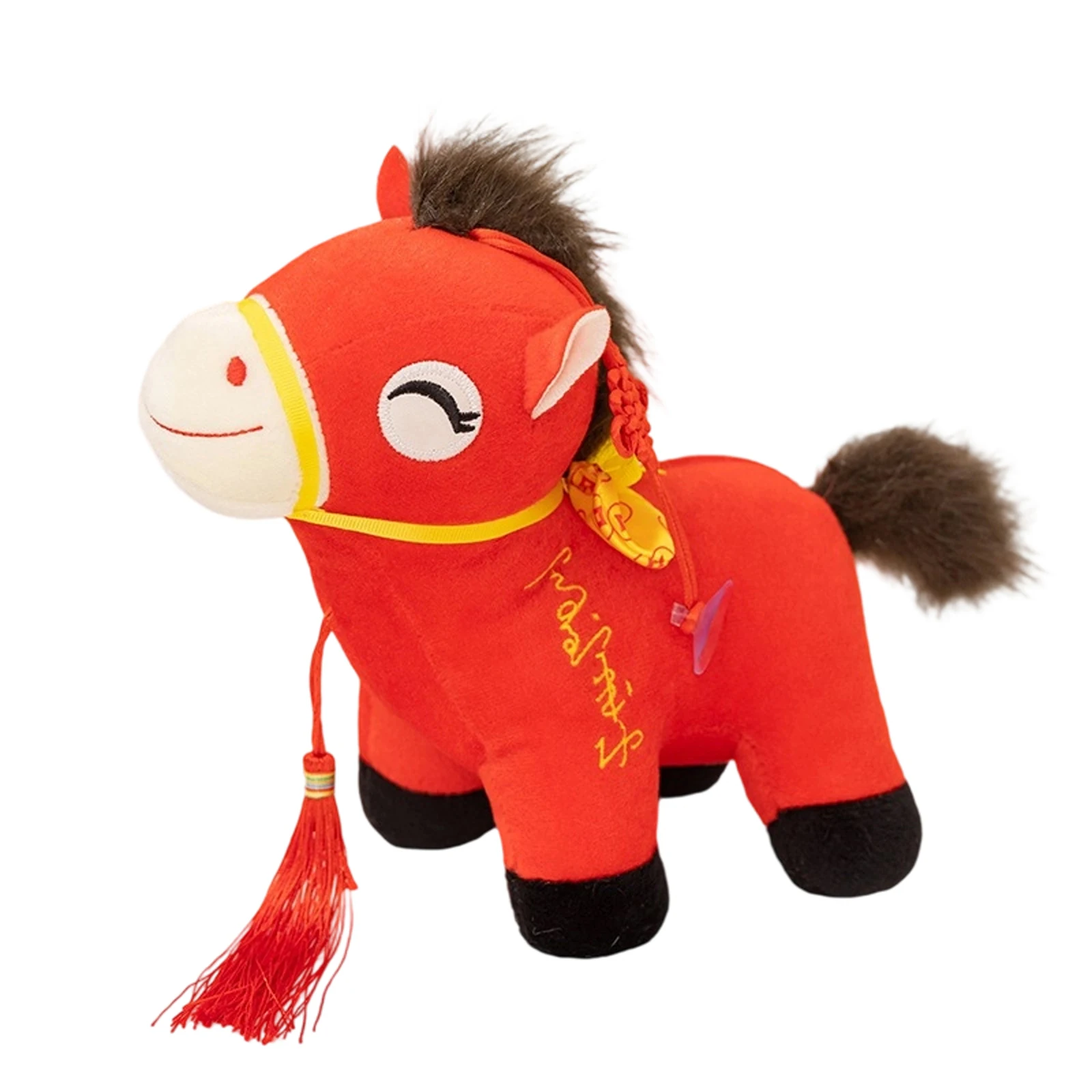 

Креативная плюшевая кукла-талисман с изображением лошади, милая мягкая кукла со знаком зодиака для корпоративных мероприятий, фестивальный декор