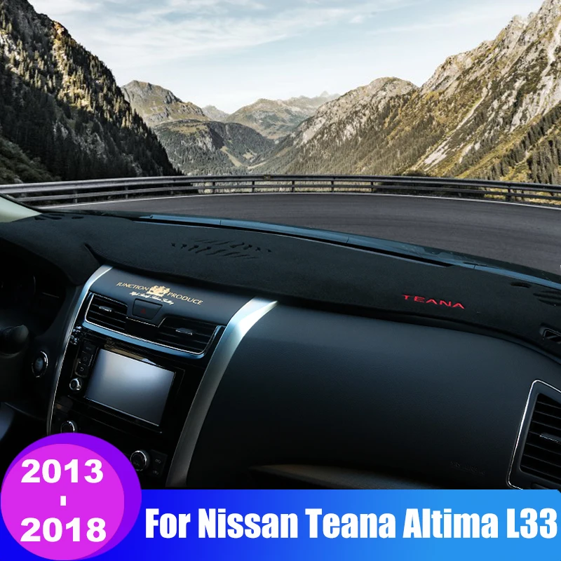 

For Nissan Altima L33 Teana J33 2013 2014 2015 2016 2017 2018 Car Dashboard Cover Avoid Light Pads Anti-UV Mat Non-Slip Carpets