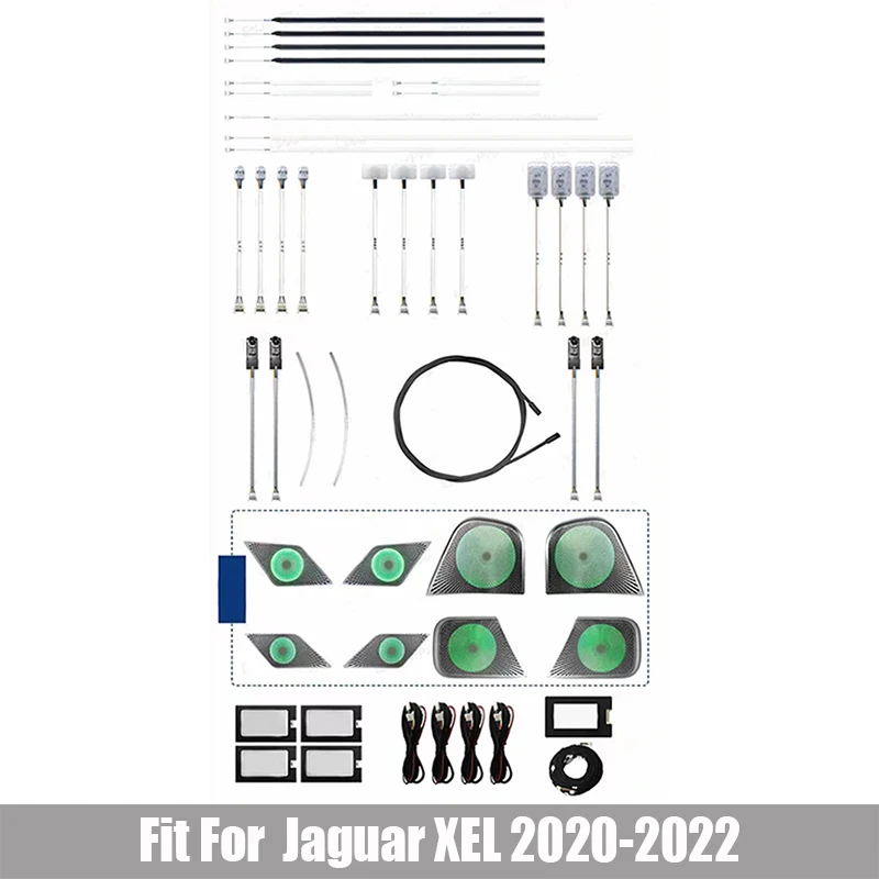 

Fit for Jaguar XEL 2020 2021 2022 35 Lights Modified Luminous Horn Cover Screen Control of Interior Atmosphere Lights