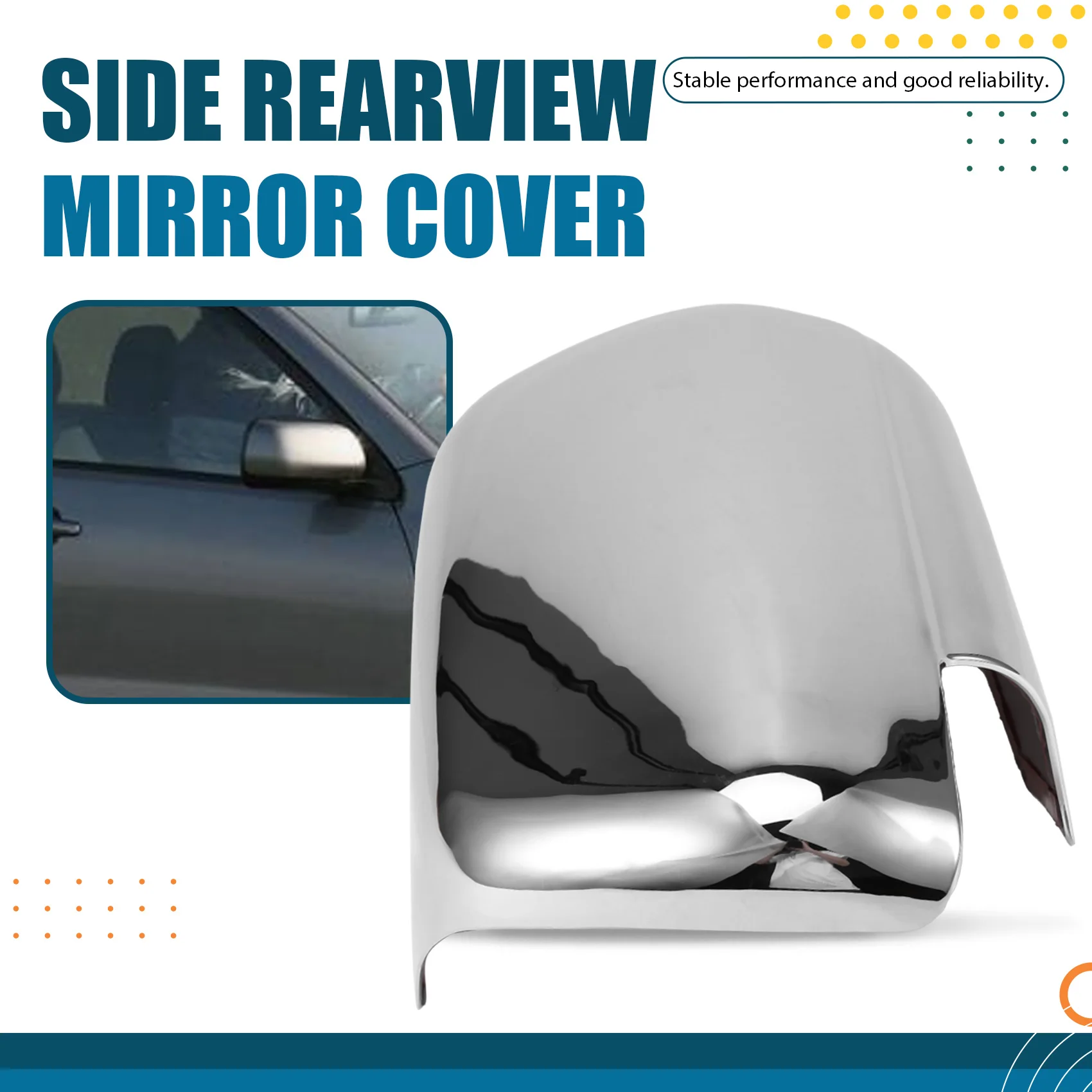 

A20K-Chrome Silver Exterior Car Accessories For Grand Vitara 2006-2012 Door Mirror Cover Stickers Decoration