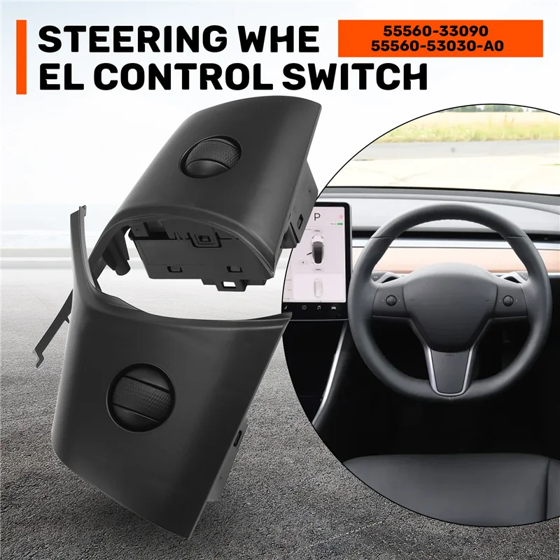 

ABXN-1800110-04-F 1800111-04-F Car Steering Wheel Control Switch Steering Wheel Buttons For Tesla Highland Model 3
