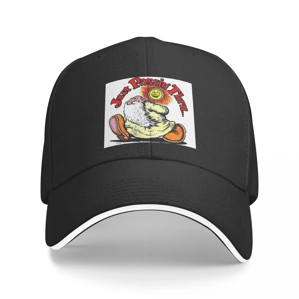 

Mr Natural Just Passin' Thru... Baseball Cap tea Hat Big Size Hat Golf Wear Women's Beach Men's