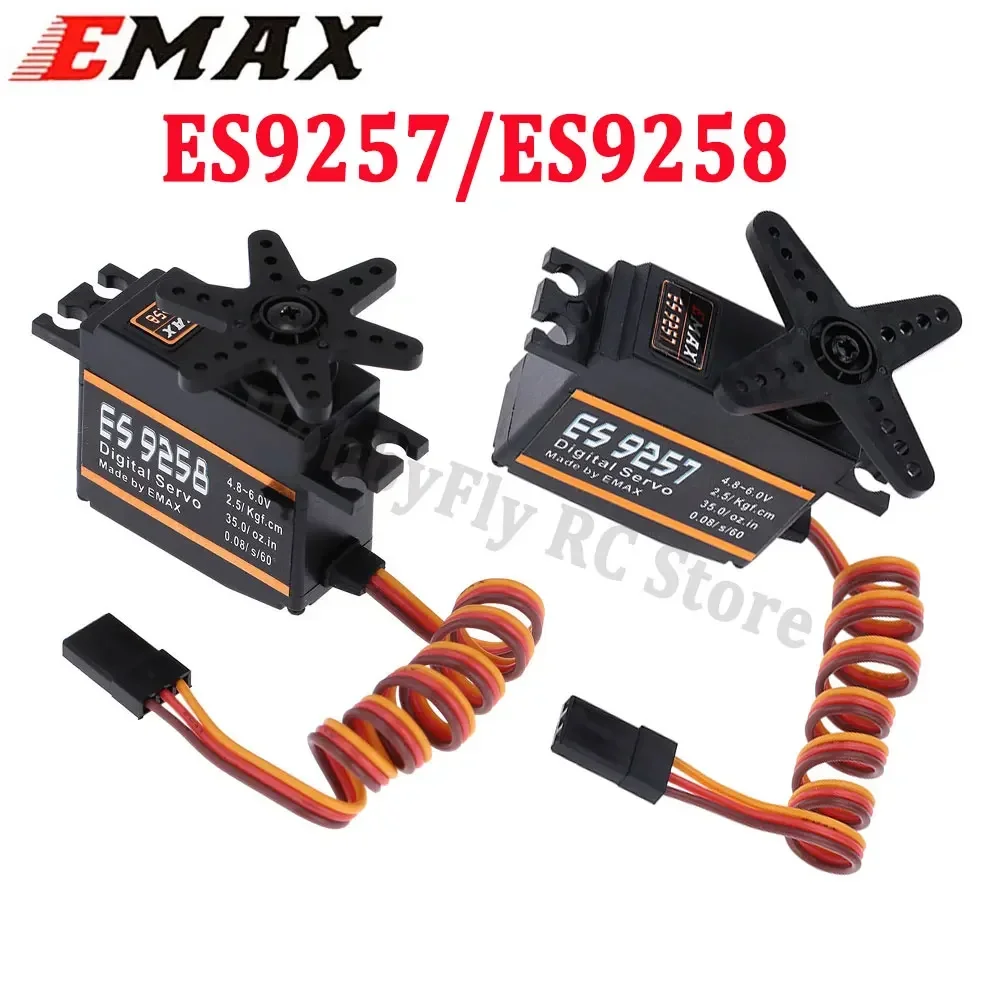 EMAX ES9257 ES9258 Plastikowo-Metalowe Mikro Serwo Cyfrowe 3D do Helikopterów 450 Wirnik Ogonowy