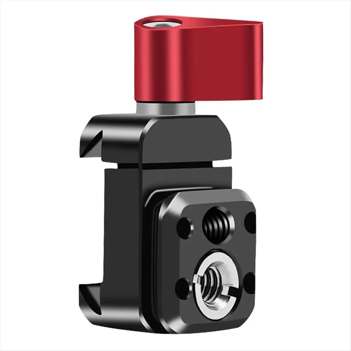 A85P Camera Clamp Quick Release Rail Clip Mount 1/4 3/8 Hole for 20mm Video Light Mic Monitor Holder Gimbal Slider Extension