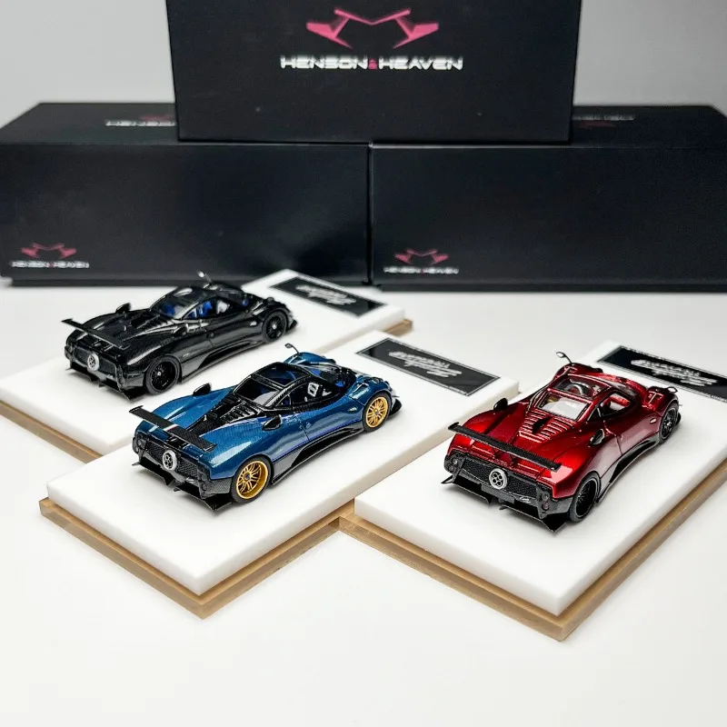 Model HH 1/64 Pagani Zonda Tricolore, metalowy model pojazdu, odlewany ciśnieniowo, kolekcja, prezent na Boże Narodzenie dla chłopca