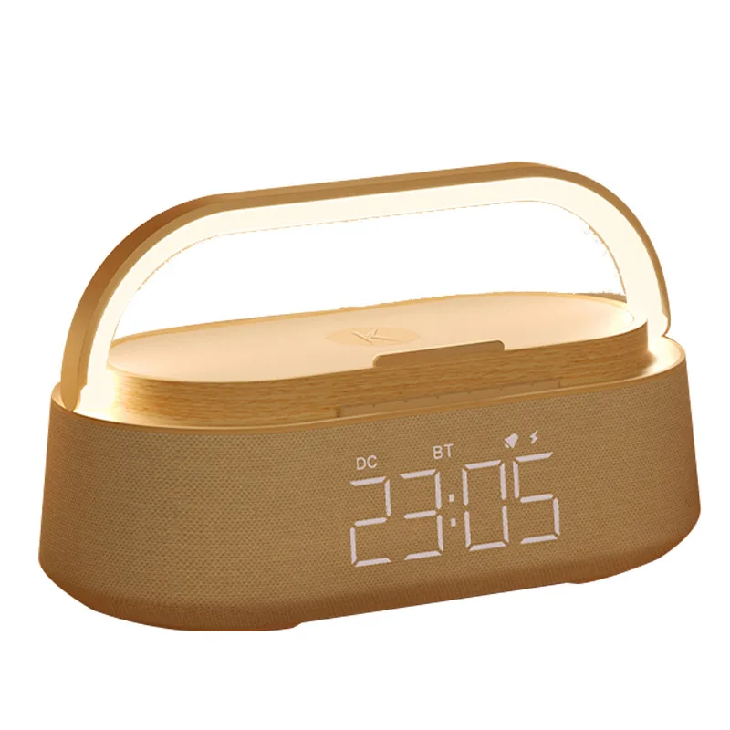 

Ringing Multi-function Wireless Charging Bluetooth Audio Alarm Clock To Send Male and Girlfriend Corporate Annual Meeting Gifts