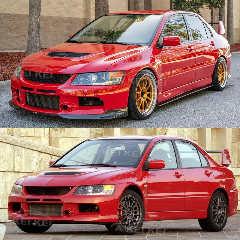 For Mitsubishi Evolution EVO 9 IX CT9A 2004-2007 Car Accessories Headlight Lens Cover Transparent Lampshade Headlamp Shell