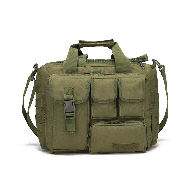 Imagem -04 - Bolsa de Ombro Portátil Tactical Molle Nylon Messenger Laptop Handbags Outdoor Multifunction Escalada Bolsa Camping And Hiking Handbag