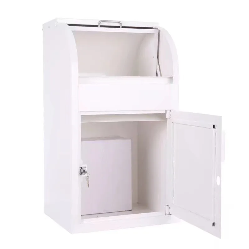 Custom Metal Parcel Box Modern Parcel Drop Box Outdoor Mailbox Parcel Delivery Box