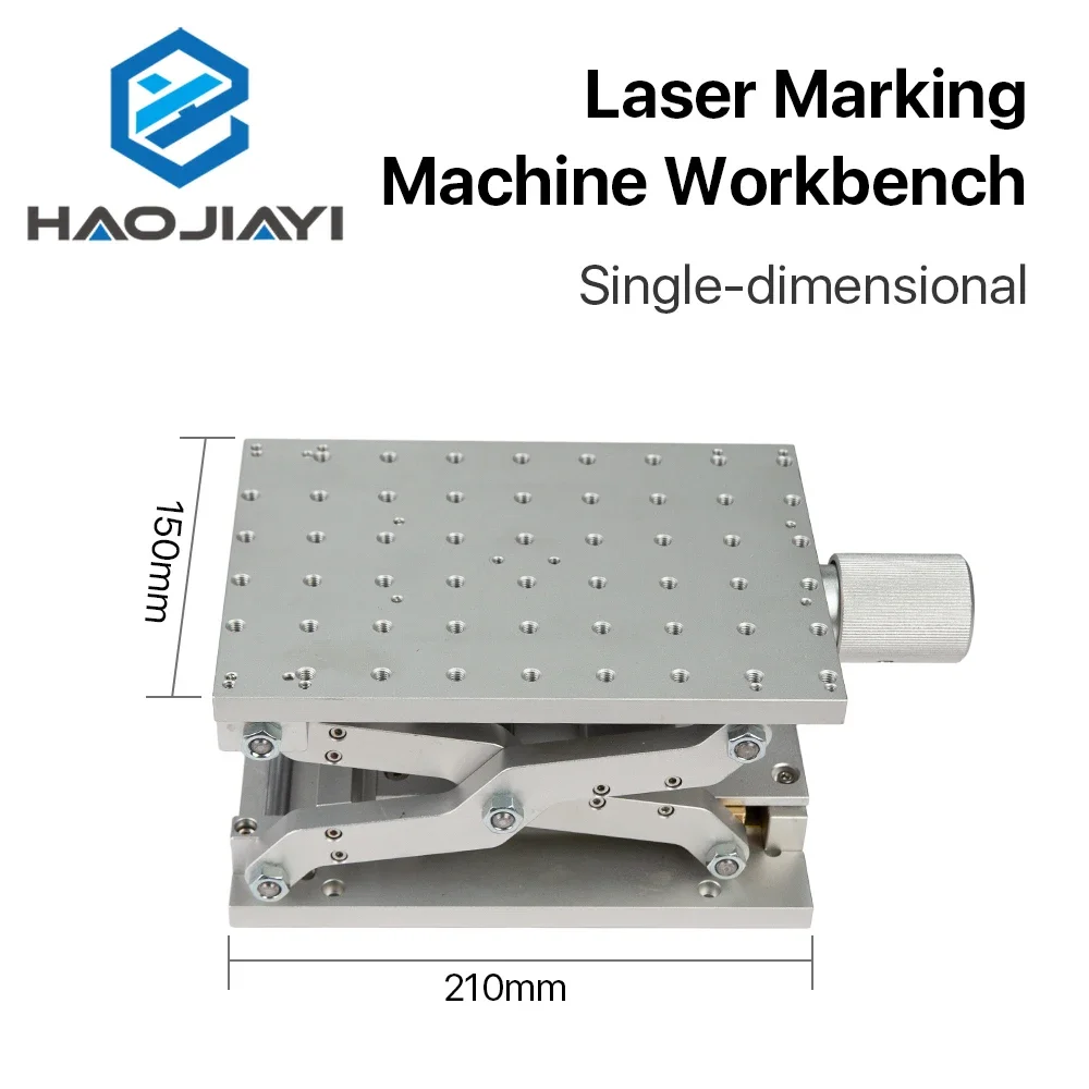 Gabinete portátil para máquina de gravação a laser, 1 eixo mesa móvel, eixo Z, tamanho de trabalho, peça DIY, 210x150mm