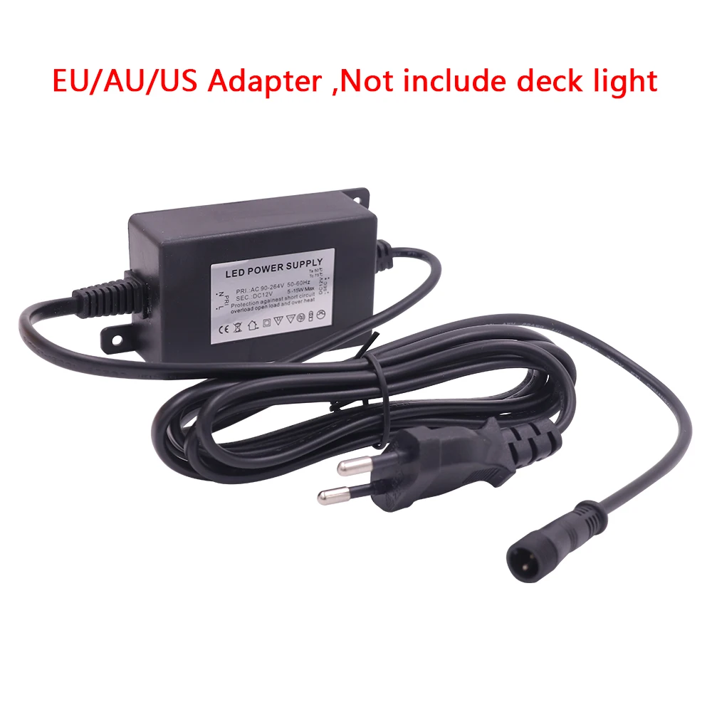 Uso del Driver LED dell\'alimentatore 12V per le luci del ponte a LED 12V adattatore EU/US/UK/AU