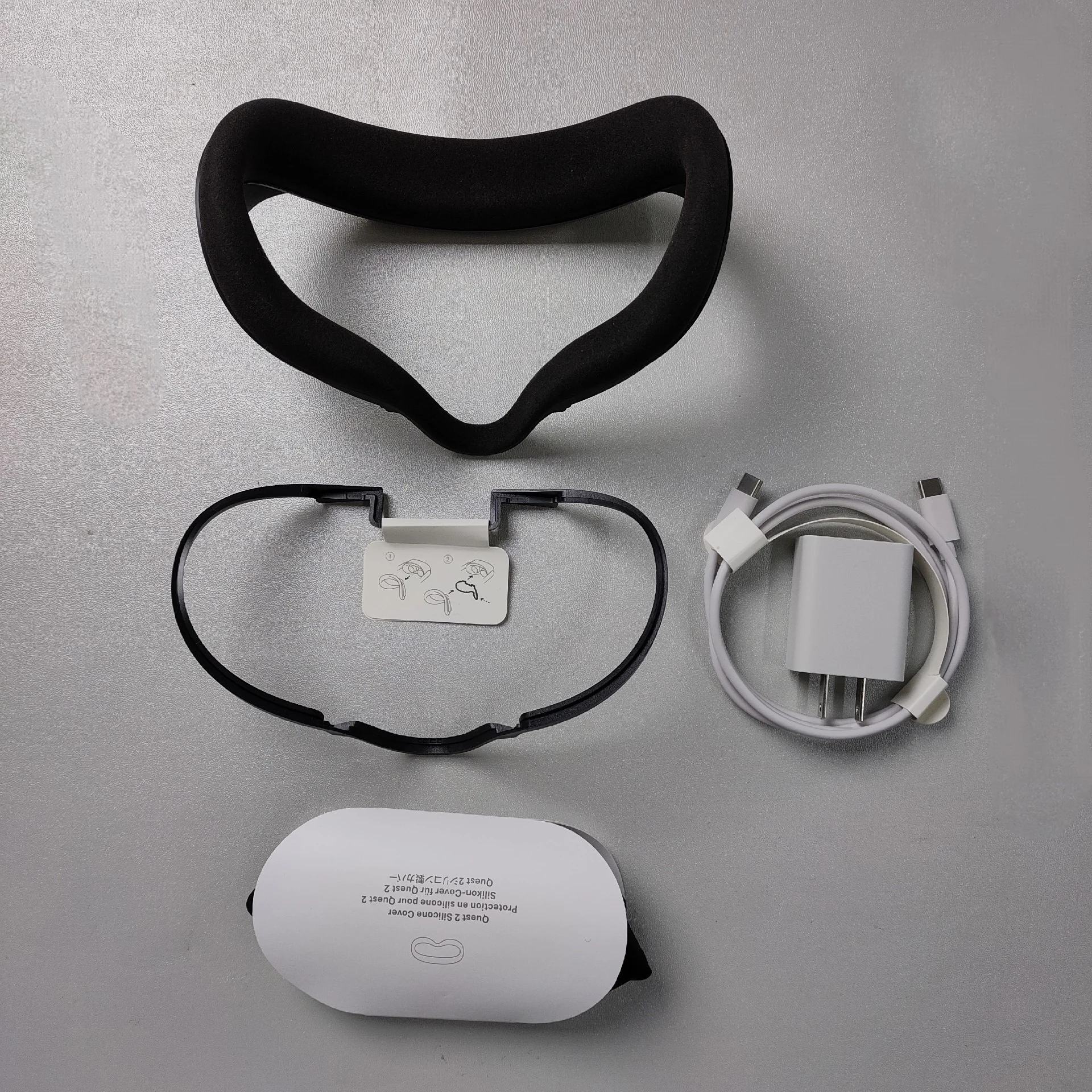 

Оригинальные аксессуары виртуальной реальности для Oculus Quest 2, ремешок на голову для гарнитуры виртуальной реальности/Контроллеры/зарядное устройство/силиконовый чехол для глаз/Фотоподушка