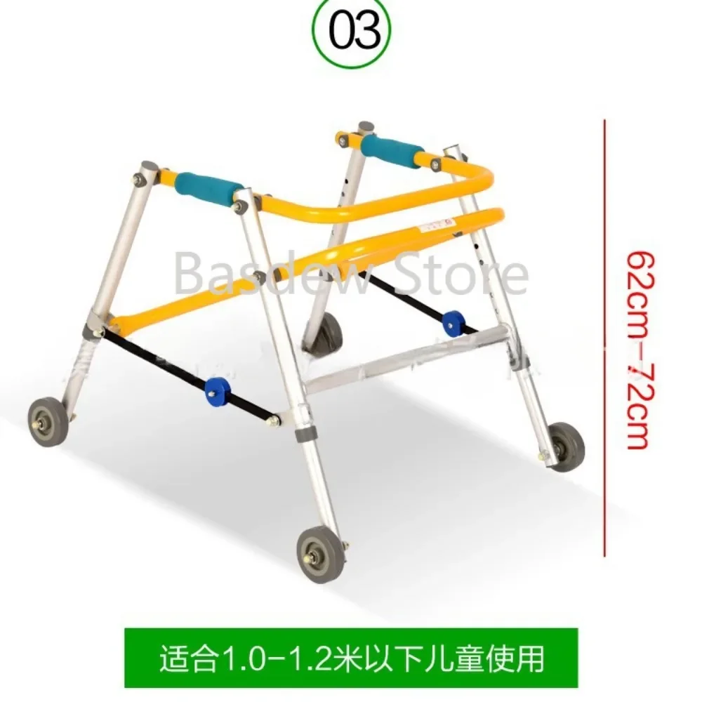 Directional Four-Wheel Limb Children Rehabilitation Equipment Training Equipment Stand Rack