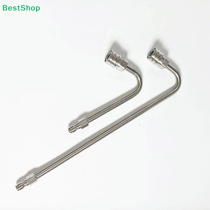 Stainless Steel Pressure Washer Curved Wand Set Durable Quick Connect For Car Washing Outdoor Cleaning