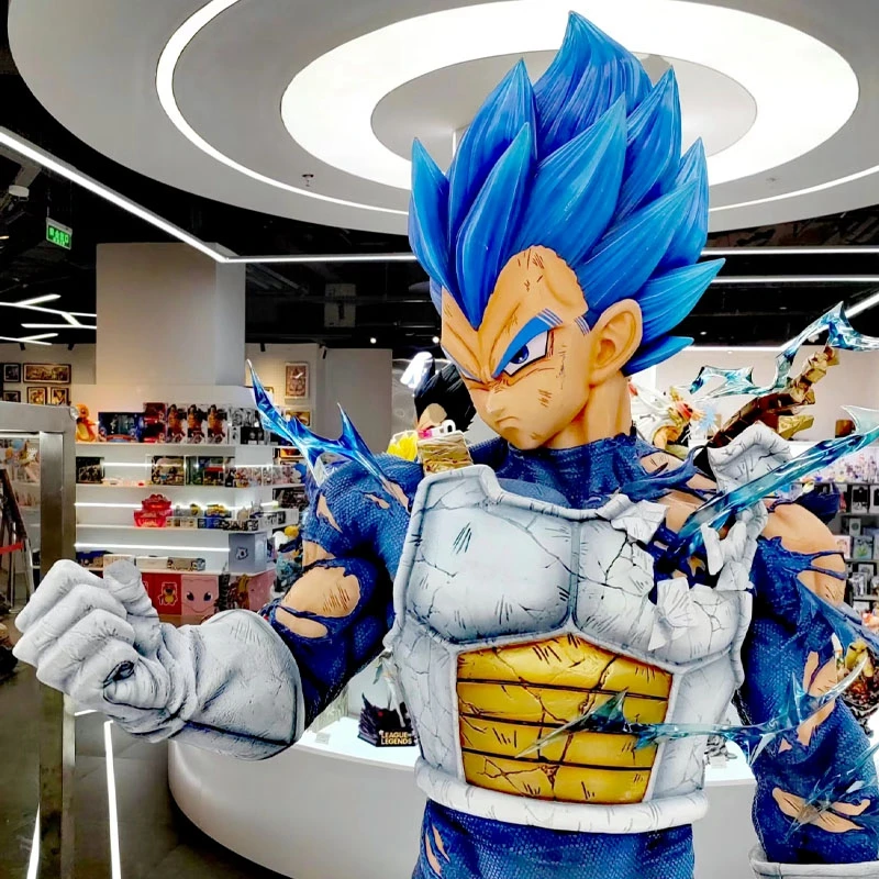 Figuras de acción de Pvc de Dragon Ball Vegeta de Anime Bandai japonés, colección de muñecos Gk, juguetes de decoración, modelo, regalos para niños, 26,5 cm