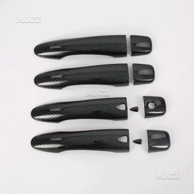 

Автомобильные аксессуары для Renault KADJAR 2016-2022, цвет углеродного волокна, ABS, хромированная дверная ручка, крышка, накладка, автоаксессуары