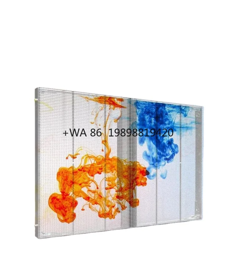 

Market Indoor Seamless Splicing Video Wall LED Transparent Display Screen Advertising Player Store Front Screen LED Screen