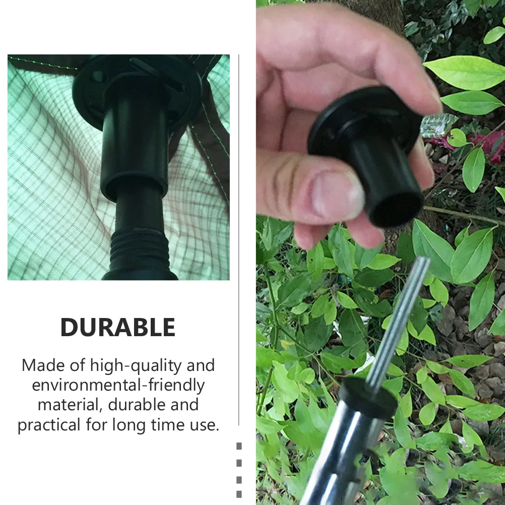 

10pcs Tent Protector Covers High Quality Plastic Durable Outdoor Canopy Pole Terminal Hat Save Time Lightweight