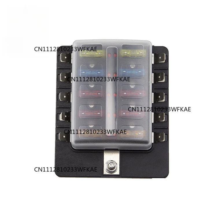 Car fuse holder modified insert screw model with lamp fuse box No. 10 boat car accessories