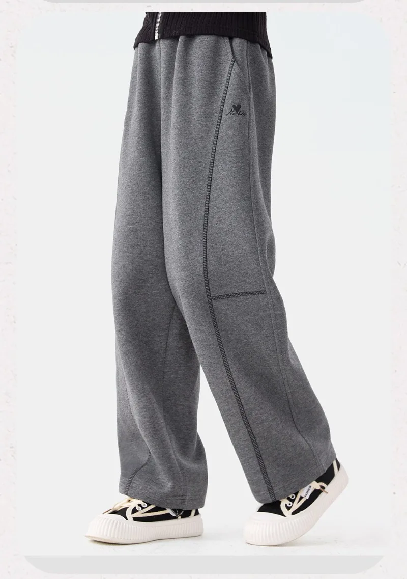 UNITIM 2026 Herbst 4-16 Jahre Mädchen Sporthose Lose Kinder Mädchen Gerade Hose Elastischer Bund Junge Teenager Mädchen Jogginghose – Detail 14