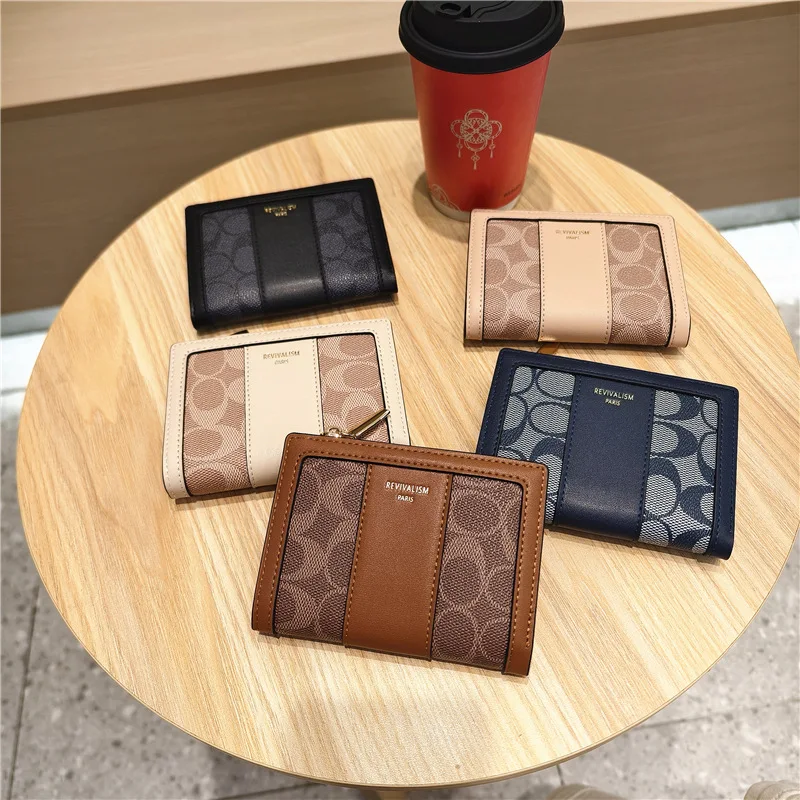 Leather Wallet Men RFID Blocking Bifold Front Pocket Wallet Minimalist Credit Card Holder Cash Money Clip
