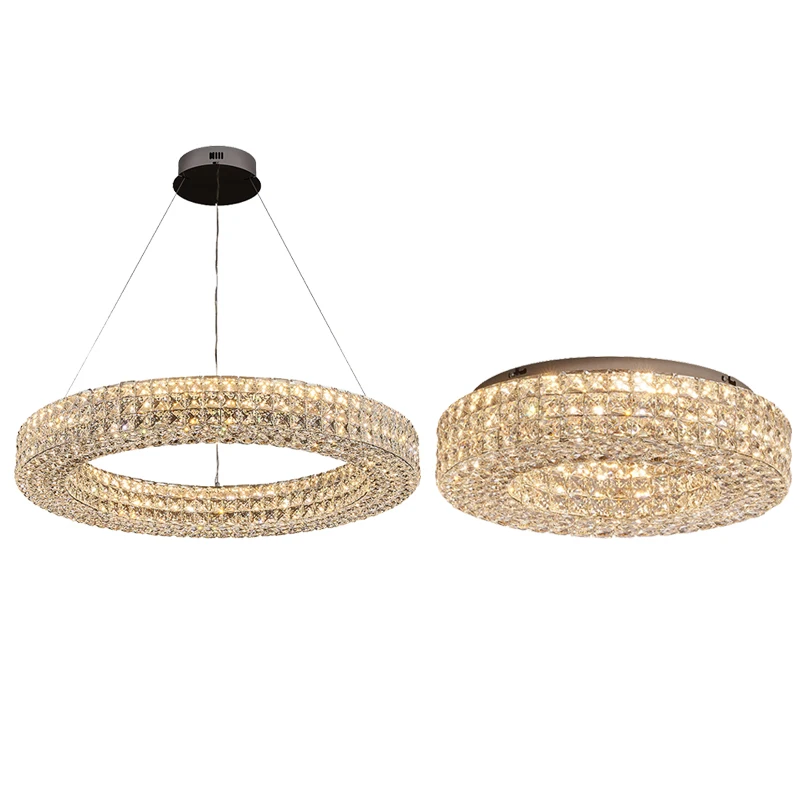 crystal clear led teto lustre pos moderno ouro sala quarto home decor lampadas 01