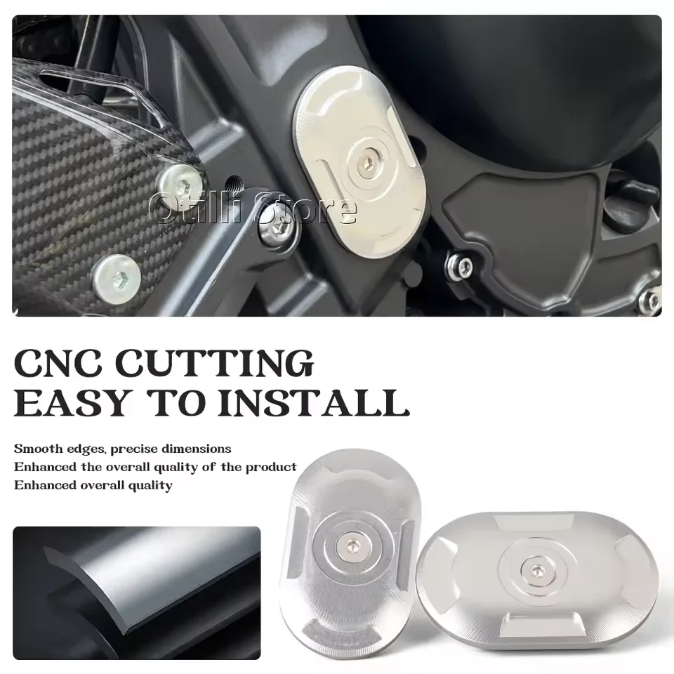 

CNC Frame Hole Cover Caps Plug Decorative Frame Cap Motorcycle For Yamaha Tracer 9 GT Tracer9 MT09 MT-09 SP XSR 900 2022-2026