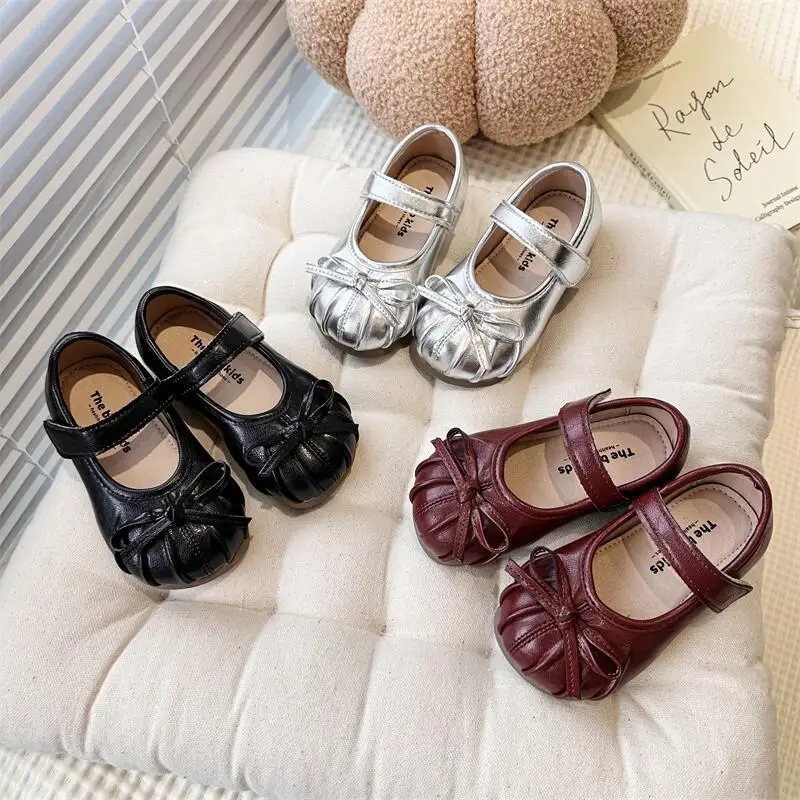 

Kawaii Casual Shoe Fashion Childrens Shoes Dopamine Ballet Flats For Girls Princess Mary Jane Shoes 2026 Spring Summer New Baby