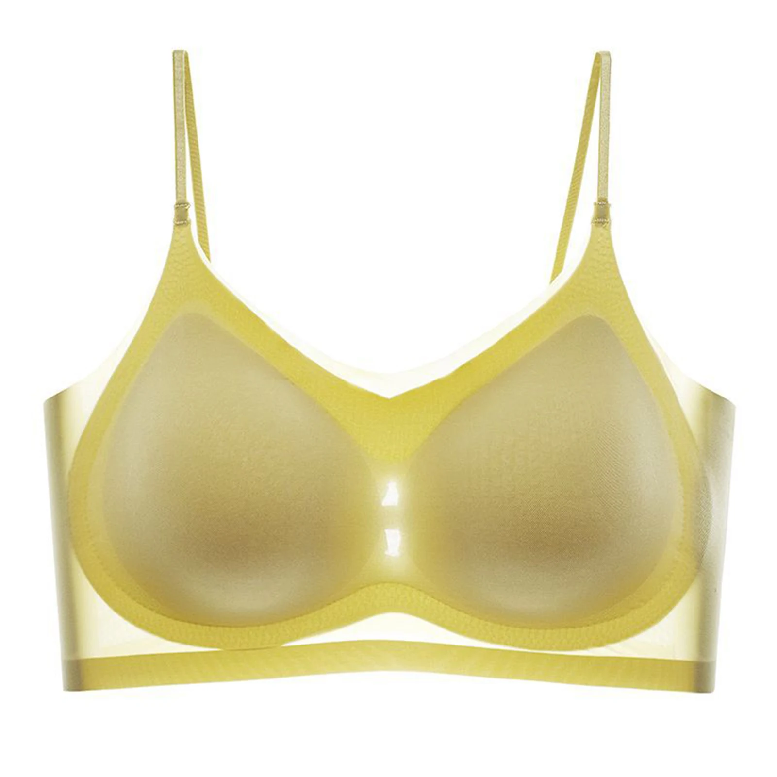 Reggiseno push up wireless da donna Reggiseno sportivo ultrasottile e senza cuciture in seta ghiacciata per outfit da vacanza casual SDI99