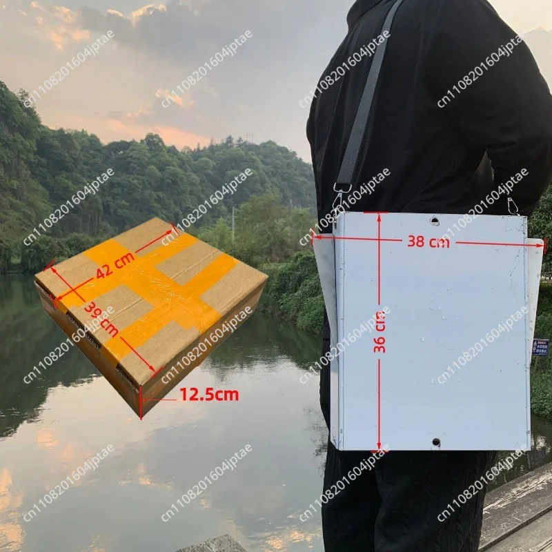 Three-fold gold panning chute rubber gold washing pad small professional equipment tools manual portable