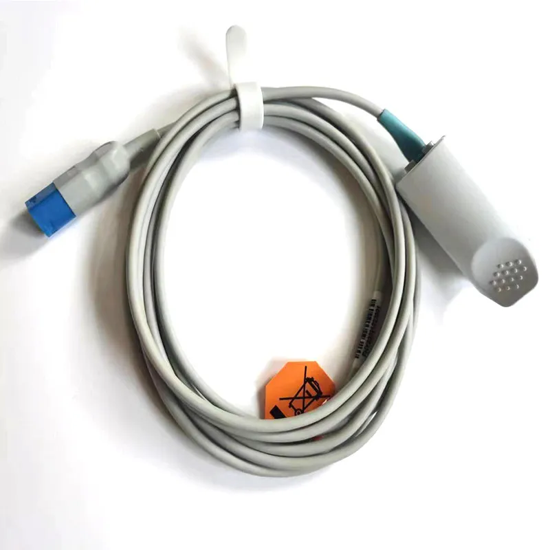 Compatible with VM6 5 MP20 30 50 G30M3046A Monitors Bloods Oxygen Probe Adult Finger Clip