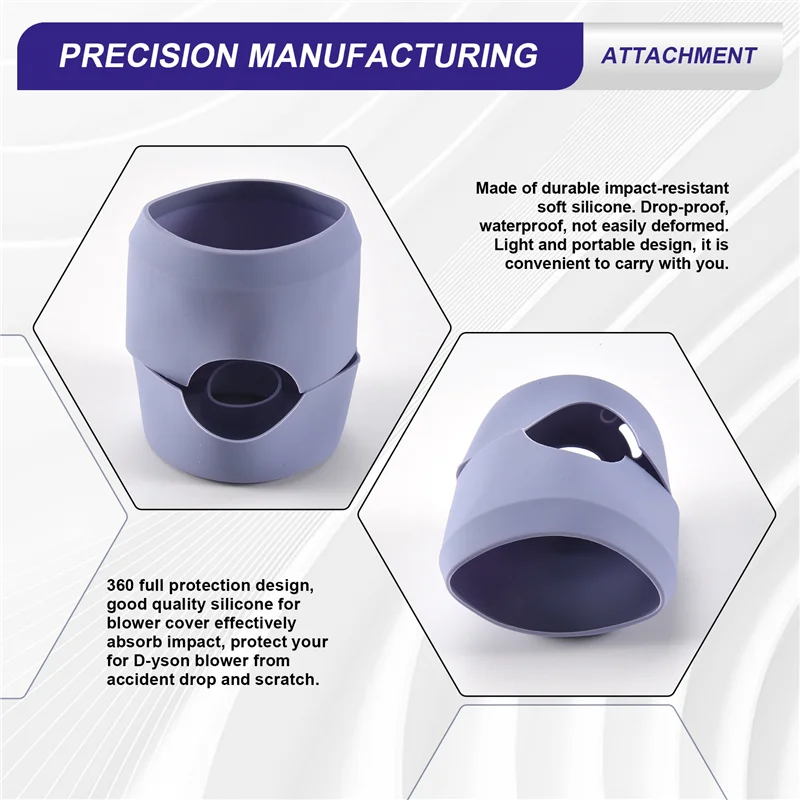

Чехол для фена для Dyson, мягкий силиконовый гель, портативный пыленепроницаемый вентилятор, защитный чехол для сверхзвукового фенаerb64b