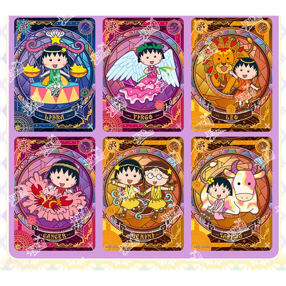 Cartão de coleção original kayou chibi maruko chan, personagem de anime quente, série de corredor, cartões raros, presentes favoritos das crianças