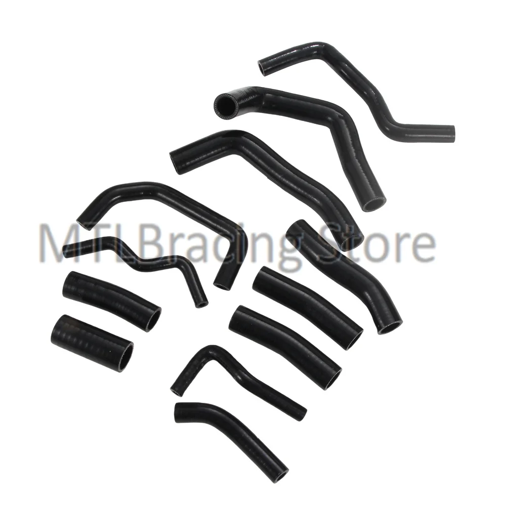 

Silicone Radiator Hose Water Pipe Set For HONDA CBR1000RR 2004-2007 2005 2006 Black/Red
