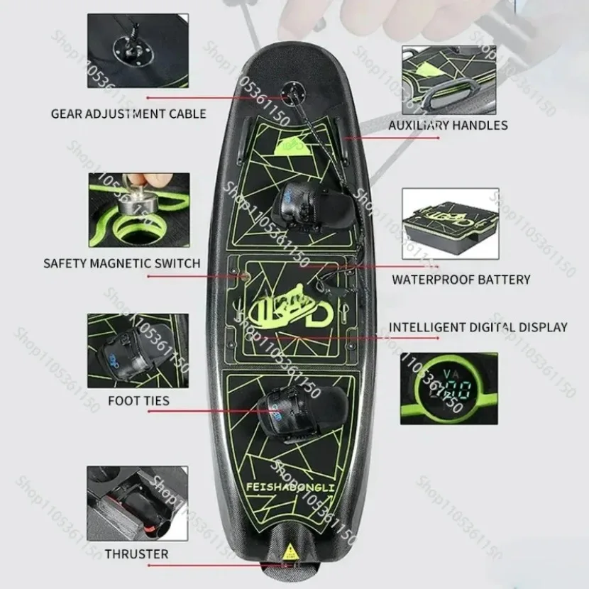 50KM/H Fast Speed Electric Jet Board Jet Surfboard Adult Water Sports Carbon Fiber Electric Surfboard