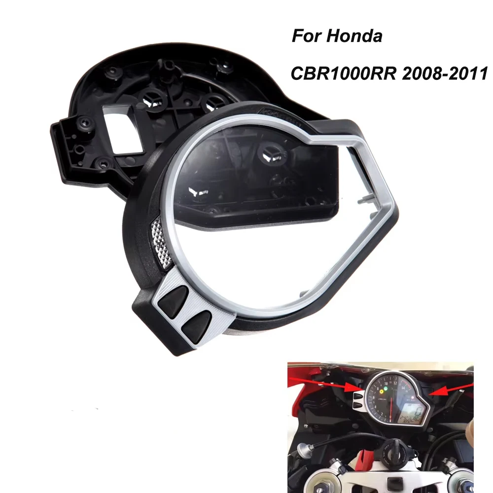 

Motorcycle Instrument Housing For Honda CBR1000RR 2008 2009 2010 2011 ABS Plastic Speedometer Case 1000RR Tachometer Gauge Cover