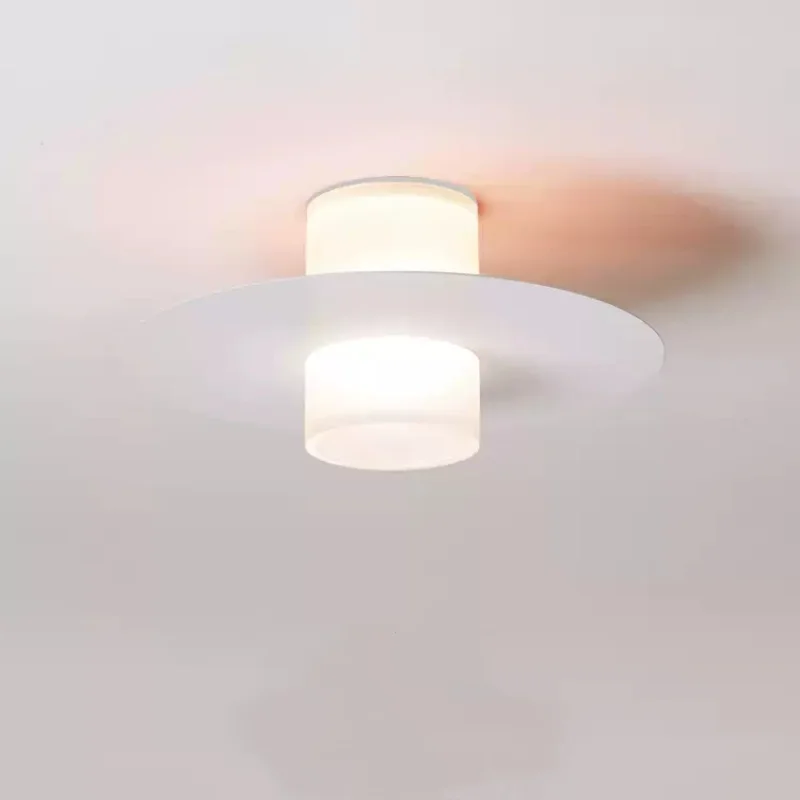 Nordic ronde gang balkon entree plafondlamp eenvoudige moderne oogbescherming volledig spectrum kleedkamer verlichtingsarmatuur