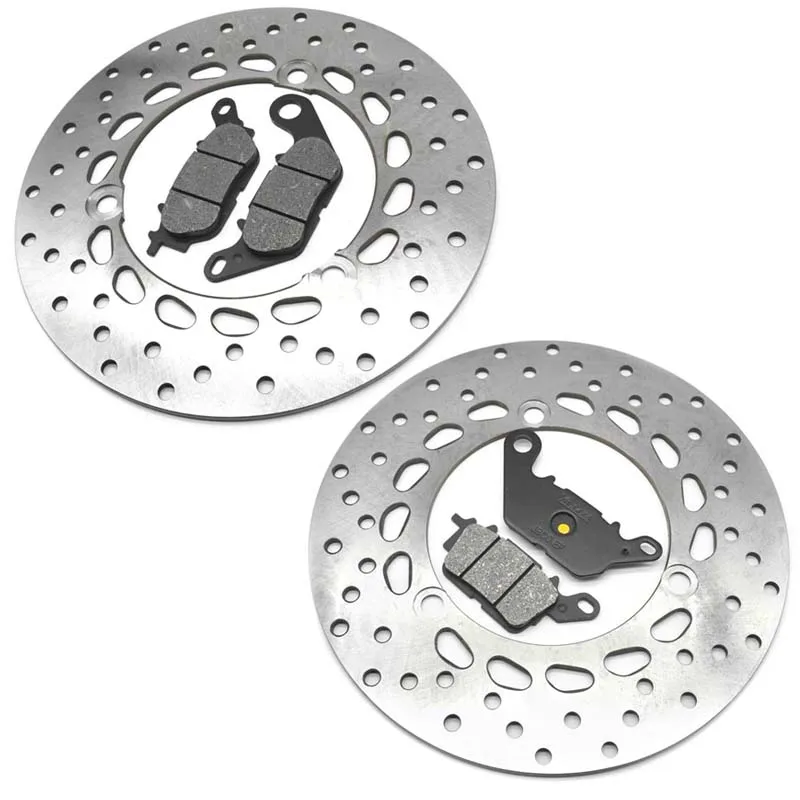 For YAMAHA NMAX 155 GPD155 2021 2022 2023 2024 NMAX150 OCITO125 NMAX125 Motorcycle Front Rear Disc Rotor Brake Pads kit Set
