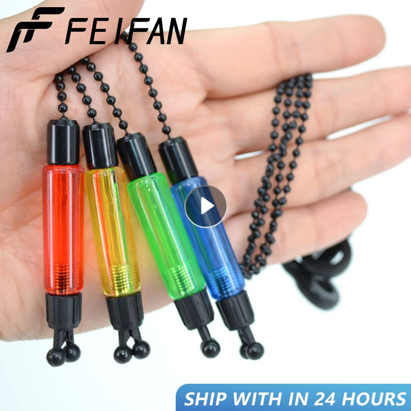 Fishing Pliers Bite Alarm LED Illuminated Durable Hanger Swinger Indicator Bite Alarm Component Soft Chain Fish Tool Accessories