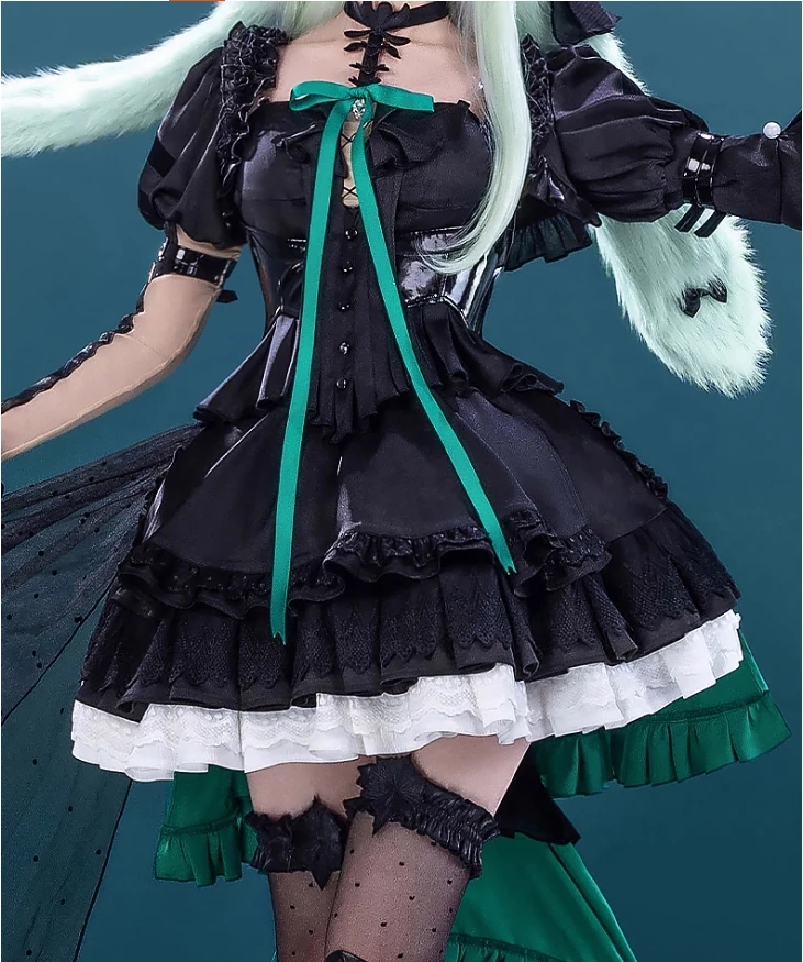 

Костюм для косплея Wakaba Mutsumi Mortis Arknights linkage BanG Dream! Женское милое платье Лолиты на Хэллоуин, набор аксессуаров для платья