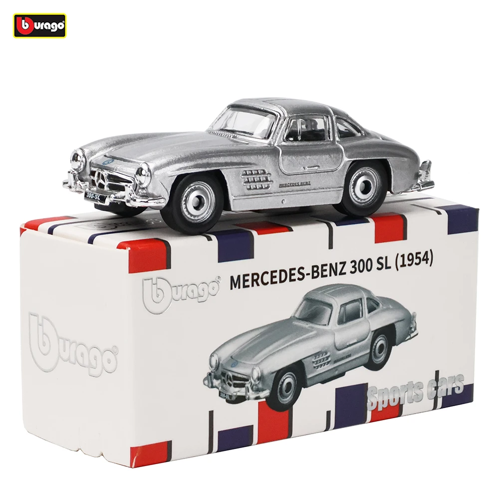 Bburago Mercedes Benz 300sl Porsche 911 GT2 RSCar Model Collection Kids Xmas Gift Toys for Boys Ferrari LAMBORGHINI Porsche