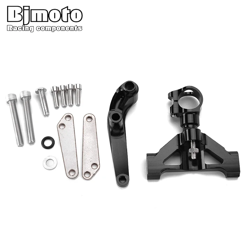 Motorcycle CNC Damper Steering StabilizerLinear Reversed Safety Control and Bracket For Kawasaki zzr1400 zx14 06-16