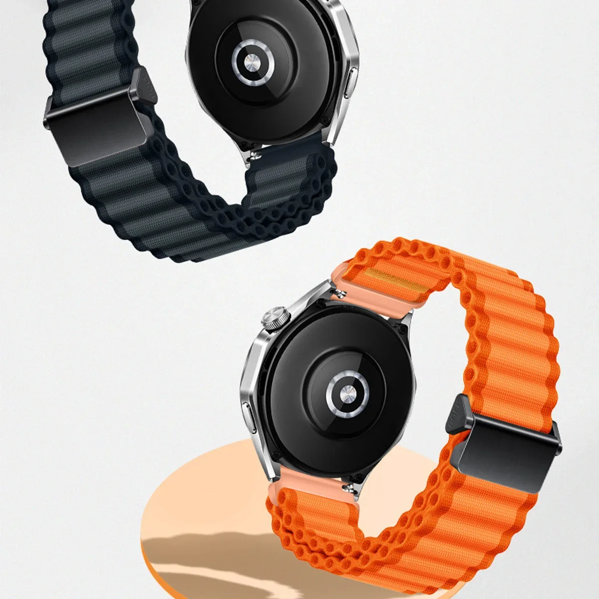 20mm 22mm Nylon Strap for Samsung Watch 6/4 Classic 5Pro 7 6 5 4 40 44mm Sports Trail Bracelet for Huawei GT5 4Pro GT3 Wristband