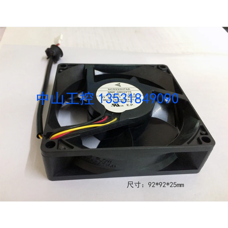 Original F740 drive fan NC5332H74A MMF-09D24TS-MM6 0.22A 24V 9cm 9225 inverter cooling fan