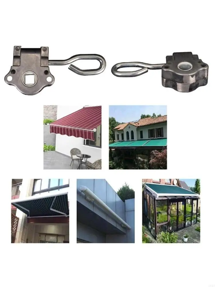 Home Awning Replacement Crank Gear Manual Stainless Steel Construction 