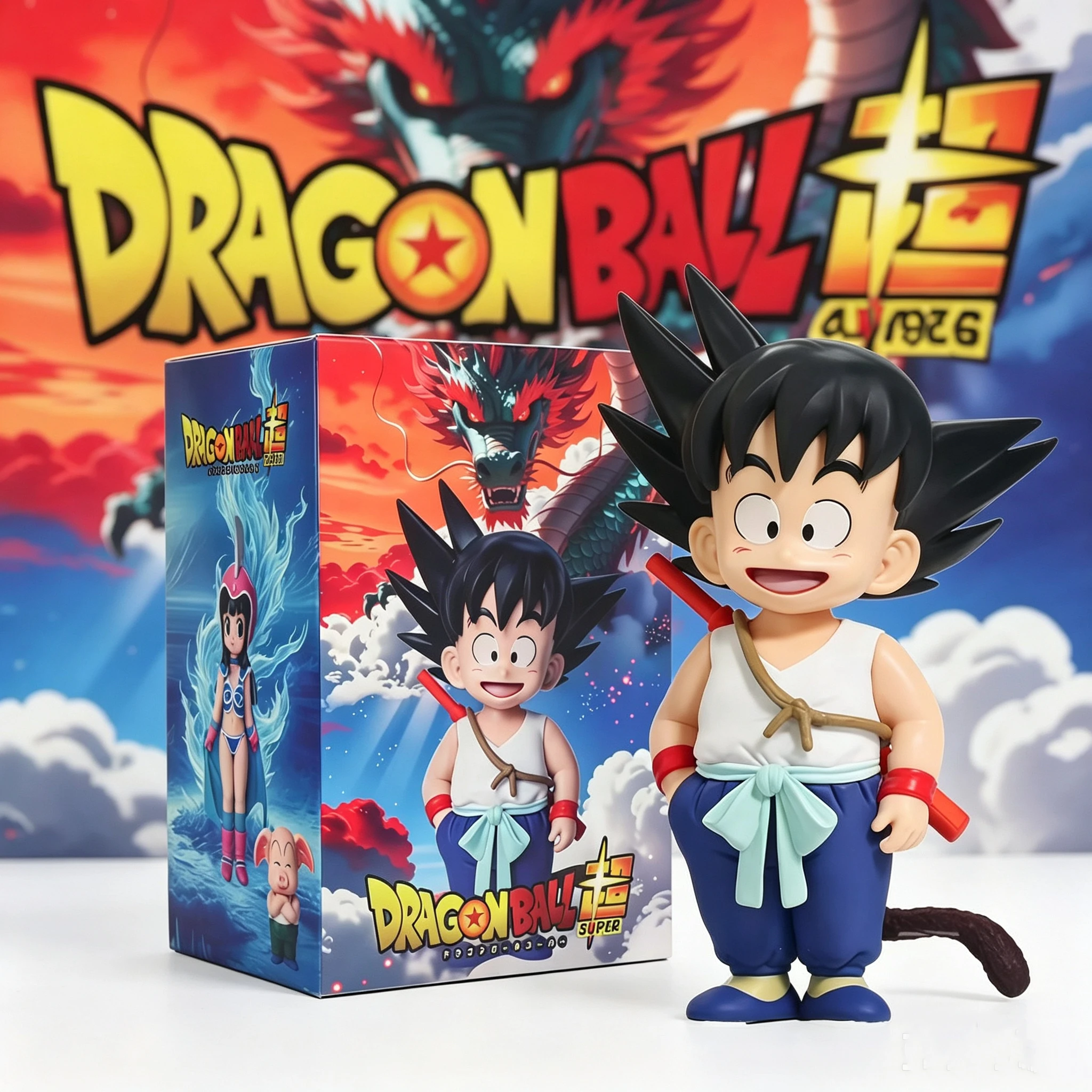 6 Figuras de Anime de Dragon Ball Super, Son Goku/Krillin/Bulma, Figuras de Acción de PVC, Colección, Decoración, Muñecos, Juguetes, Regalos