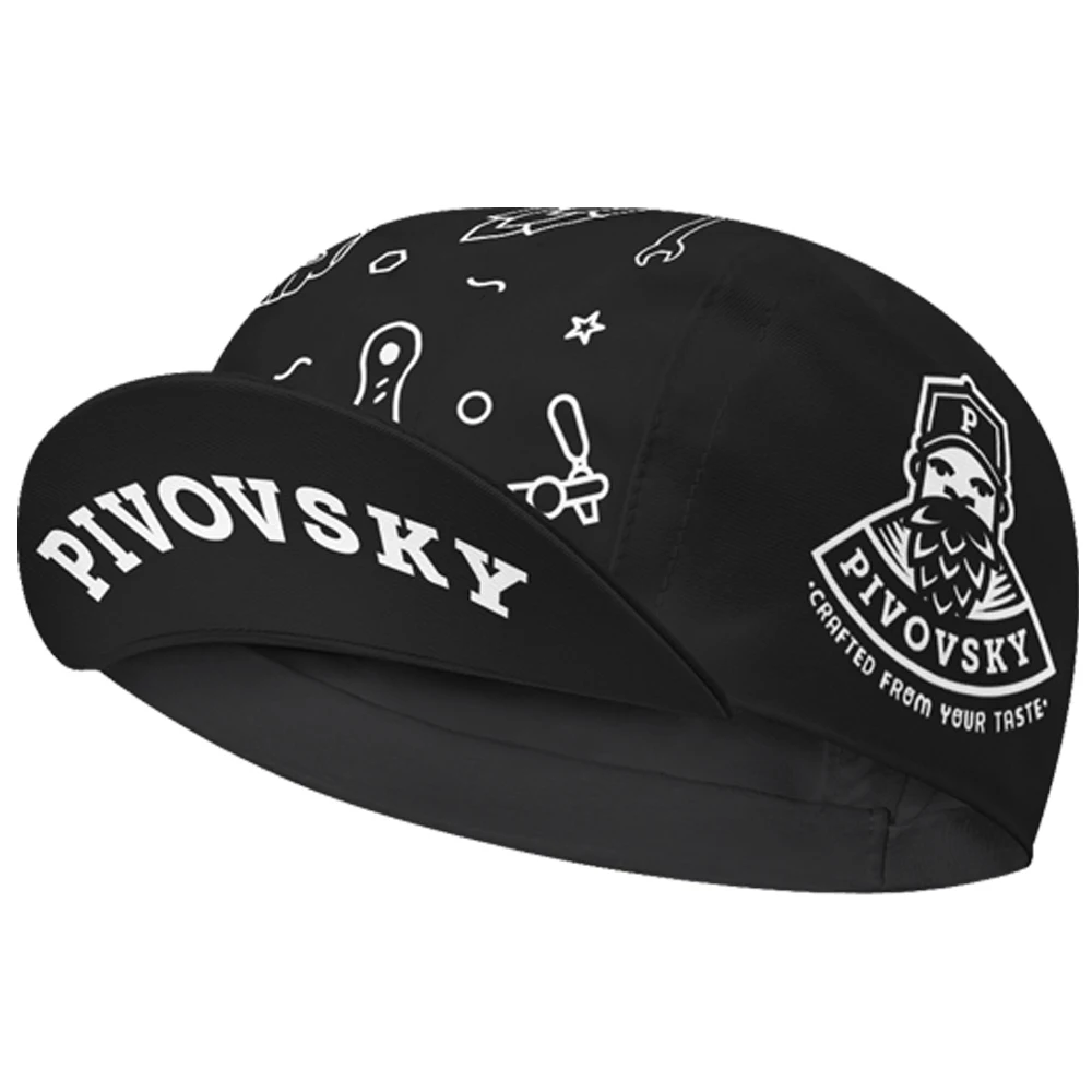 Retro Black Cycling Caps Mountain Riding Bike Hats Breathable And Quick Drying